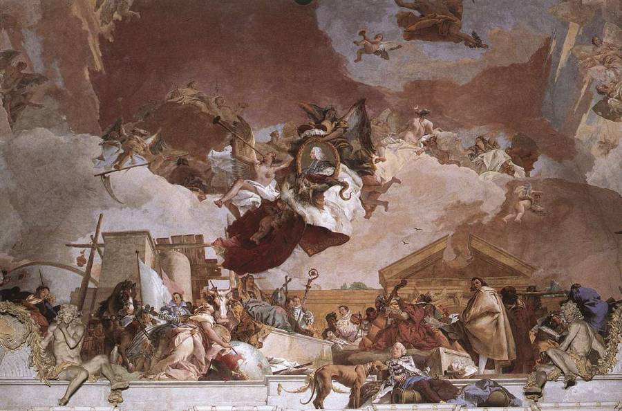 Tiepolo Giambattista - Apollon et les continents (Europe).jpg